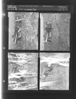 Wrecked car in corn field (4 Negatives (December 3, 1958) [Sleeve 8, Folder d, Box 16]